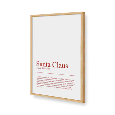 «Simply Santa», reproduction d'art