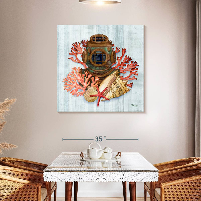 Aletra Coral Dive IV, 39" H x 39" W