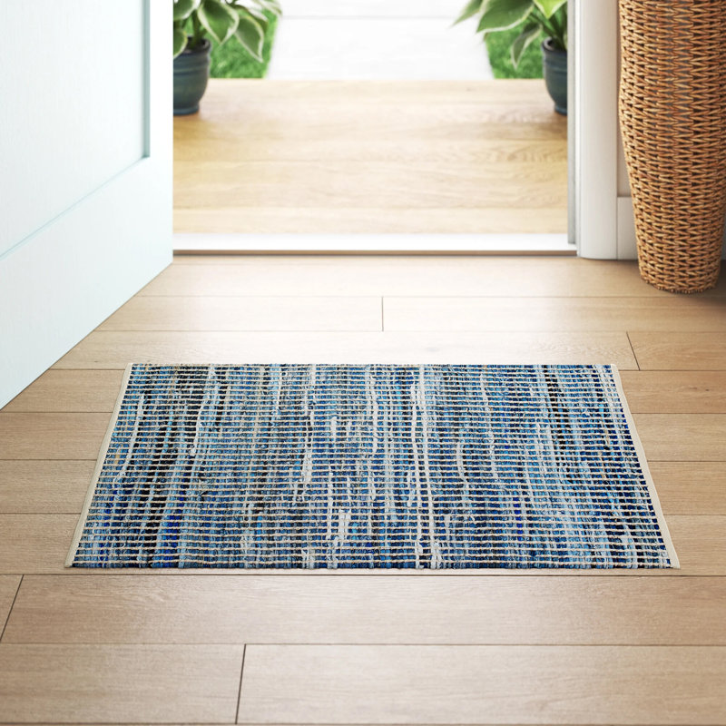 Callan Cotton Striped Indoor Rug, Rectangle 2' x 3'