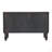 Solid Wood Arno Shoe Storage Unit,Black,2-Drawers,1-Shelf-1506363548