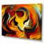 Reflets intérieurs rouges, jaunes et oranges - Peinture sur toile-67438722-67438712