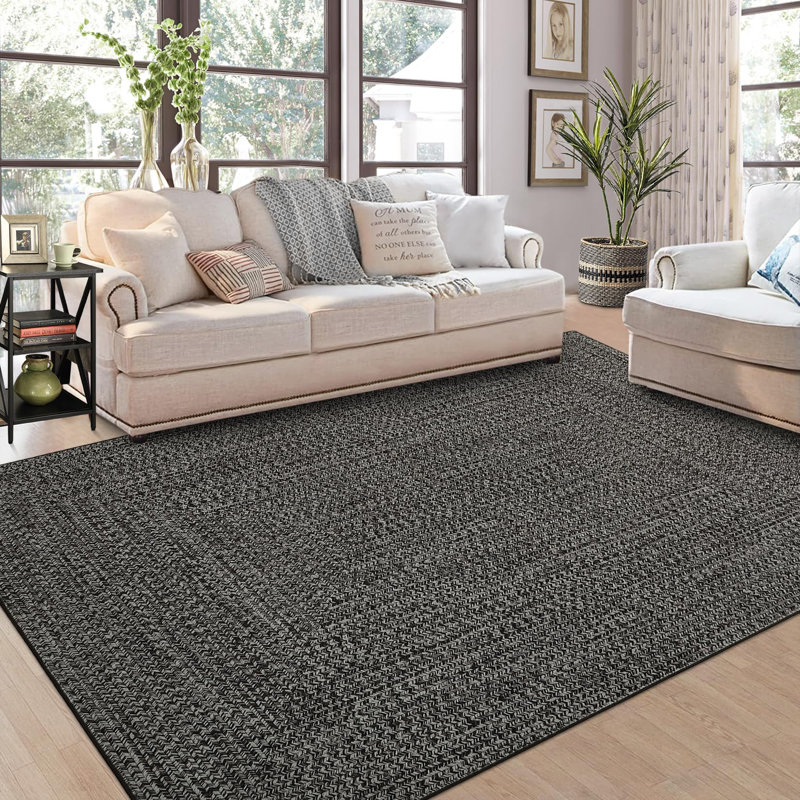  Tapis moderne antidérapant pour tapis de salon 9 x 12