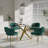 5 - Piece Round Glass Dining Set-1717058341-1717058337