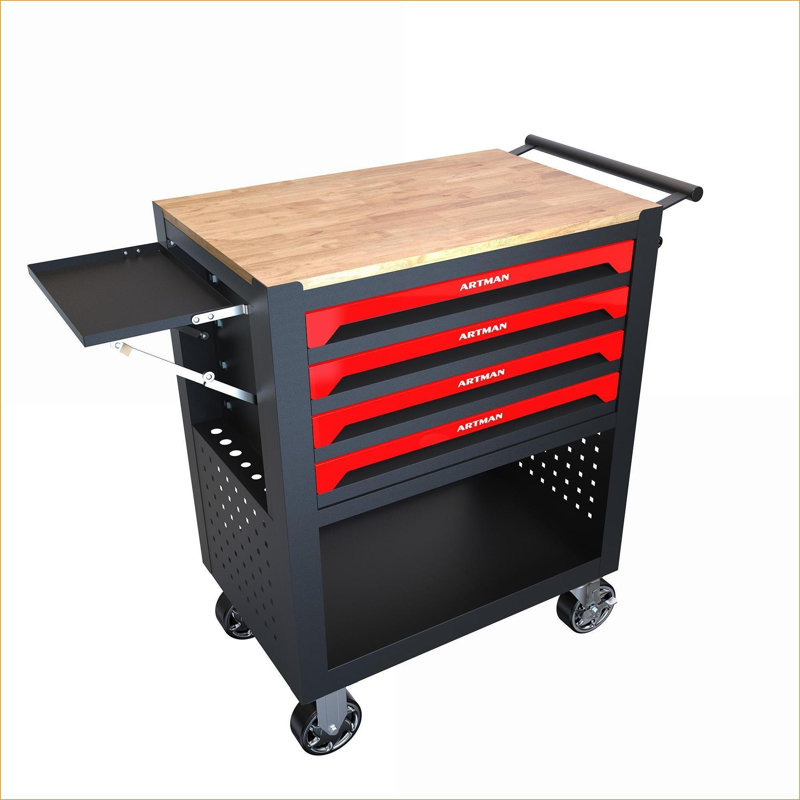 Commode d'appoint en métal Prier