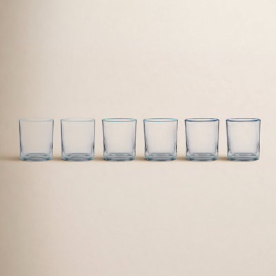 24 Seven Turquoise Medium Tumbler, Set of 6