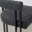 18" Seat Height Upholstered Tweed Dining Armchair-407900943