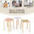 Zorione Counter Stool with Solid Wood Frame