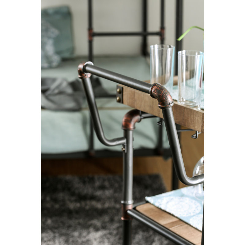 Avenal Metal Bar Cart
