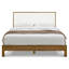 Luca solid wood boucle upholstered headboard bed frame-131499531-131499534