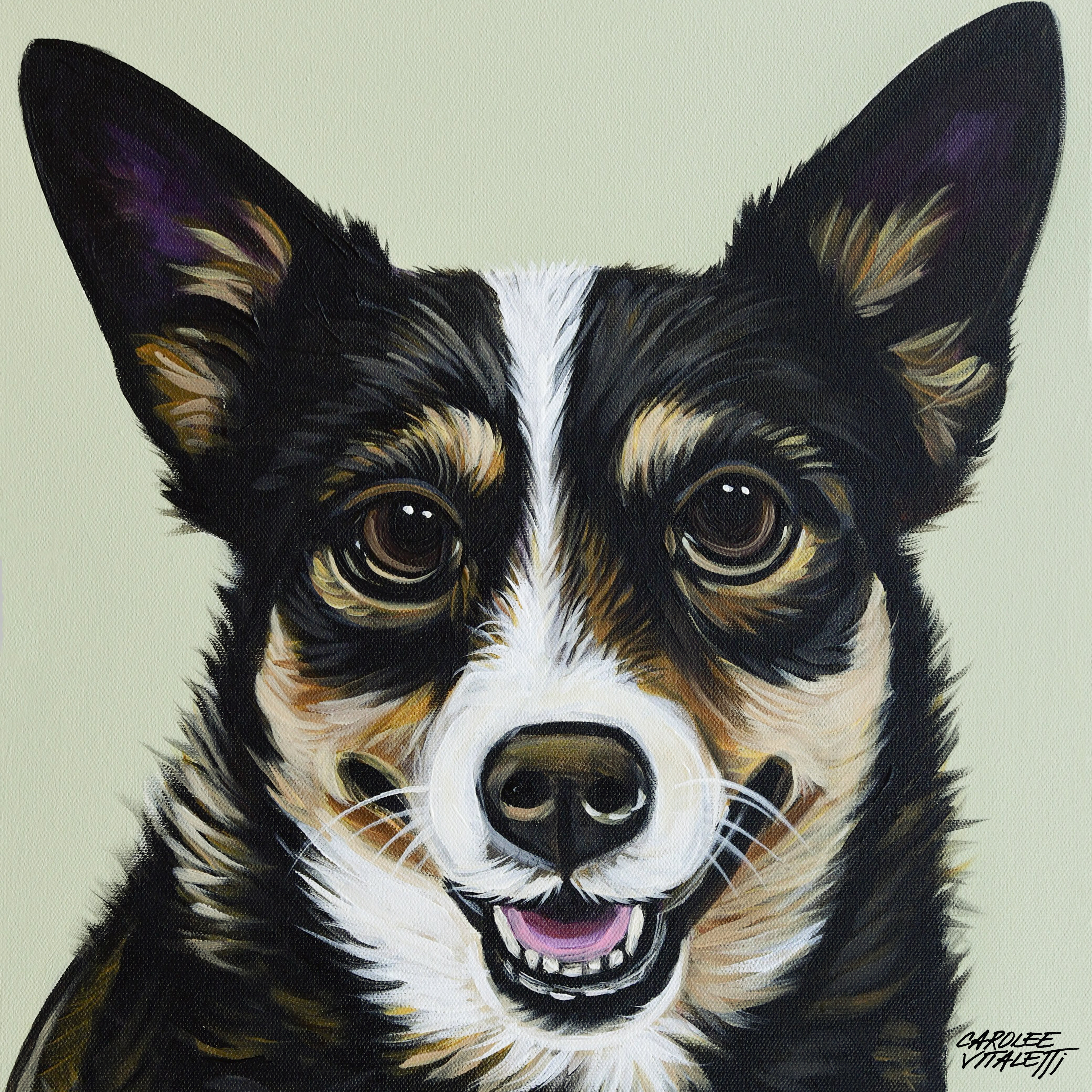 Paint by Numbers: Watercolor Corgi