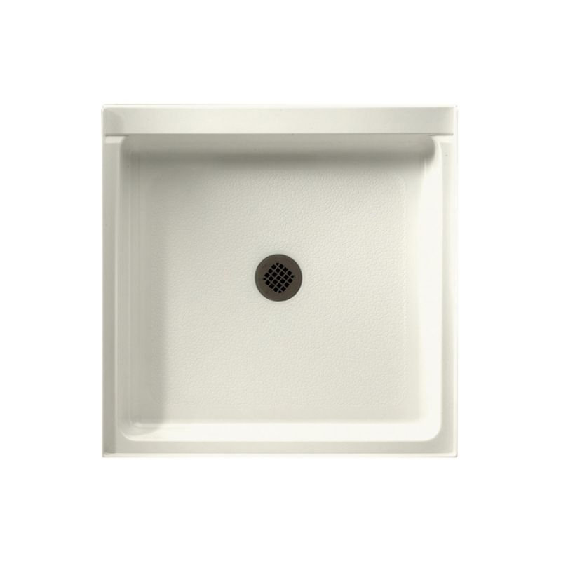 Base de douche 36 po x 42 po Solid Surface, Bisque