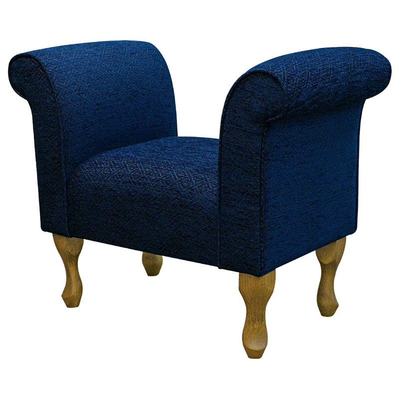 Upholstered Storage Bench, 63.5 x 162.5 x 40.5cm, Geometric