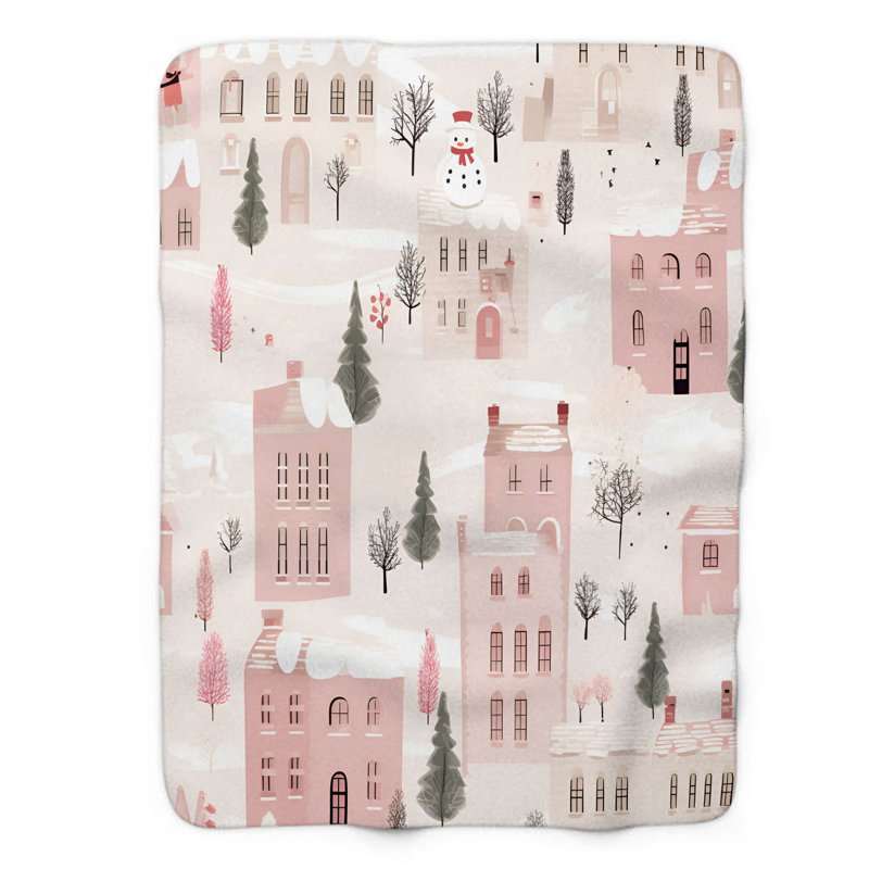Rose bonbon - couverture de qualité supérieure 1 pièce, L 50 po x L 60 po