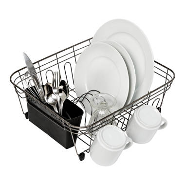  Sweet Home Collection 3 Piece Dish Drainer Rack Set