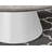 Palm Luxury Pedestal Round Coffee Table-898996783
