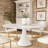 Round Stone White Dining Table Set-806186428-806186419-806186418