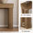 63" Hollow Leg Console Table | Modern Entryway Sofa Table for Living Room, Hallway & Foyer-271093517
