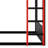 Wooden Gaming Bunk Bed With Desk,Two Storage Shelves,USB And LED Light-1932355279