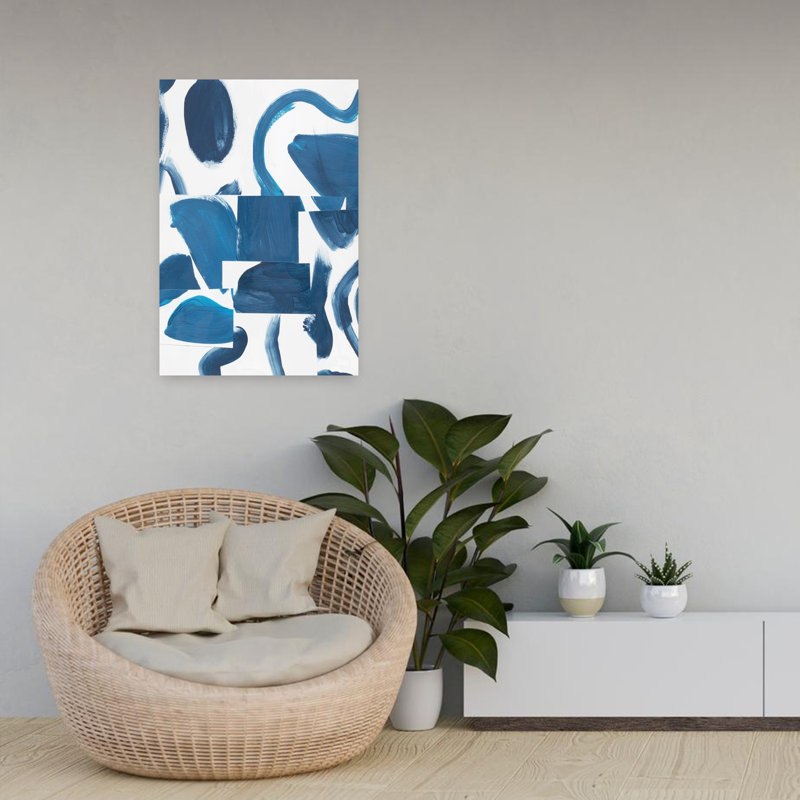 Contemporary Art Abstract Contemporary Modern Art by Bronwyn Baker - Wrapped Canvas Print, 60.96 cm H x 40.64 cm W