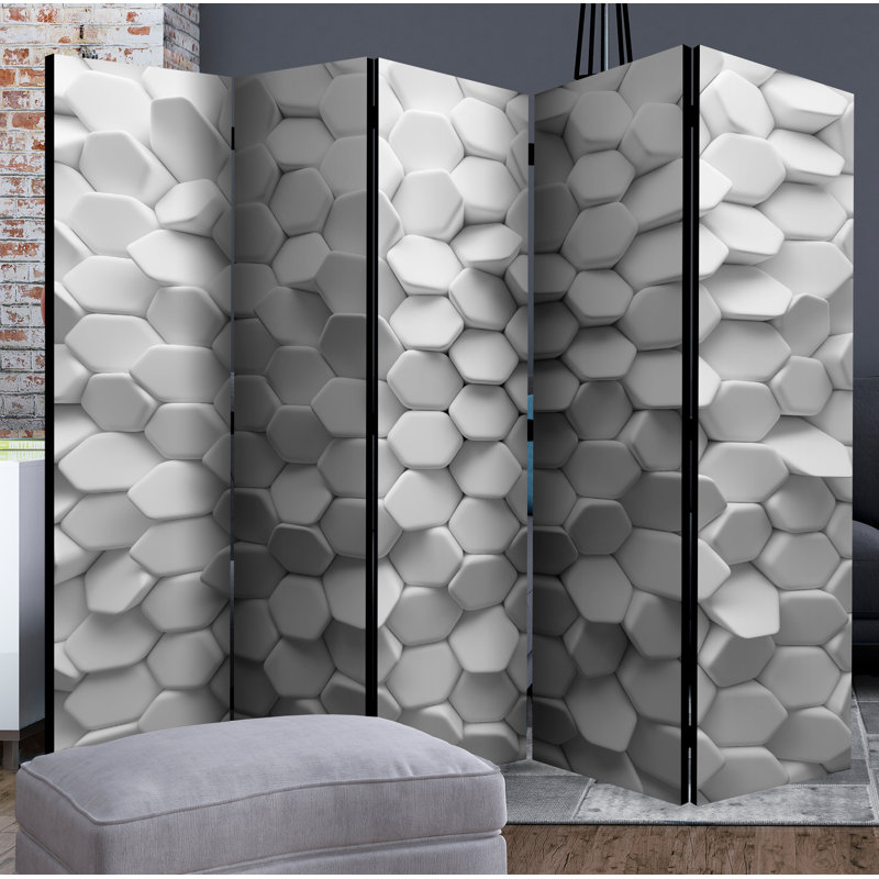 Hemingway 172cm H Folding Room Divider, 5