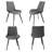 Louisette 46'' Modern Dining Kitchen Table with and 4 Dining Chairs Set-1523343852
