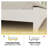 Farmhouse Bed Frame Queen Size With Hidden Space Bookcase Headboard, Wooden Queen Bed Frame With Charging Station And LED Lights-1103374710