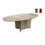 Antwaun Oval Metal Base Dining Table