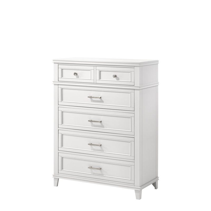 Commode blanche 5 tiroirs