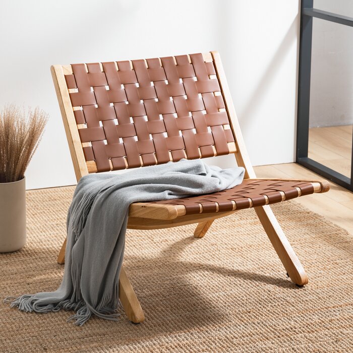 Red Barrel Studio® Sumra Vegan Leather Accent Chair & Reviews | Wayfair