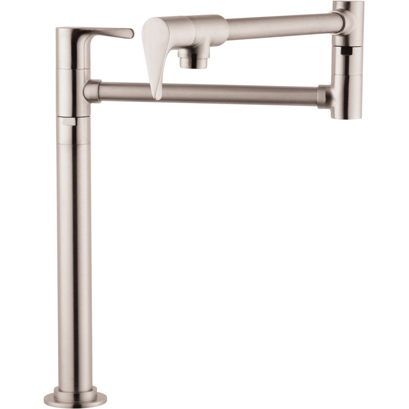 AXOR Citterio Pot Filler, Steel Optik