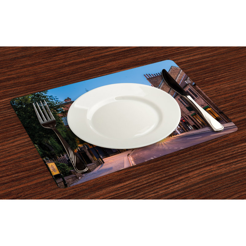 Polyester Cities & Maps Rectangle Placemat