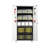 Heavy Duty Lockable Metal Cabinet With 4 Adjustable Shelves - Home Garage Use Storage 71'' Tall Locking Option