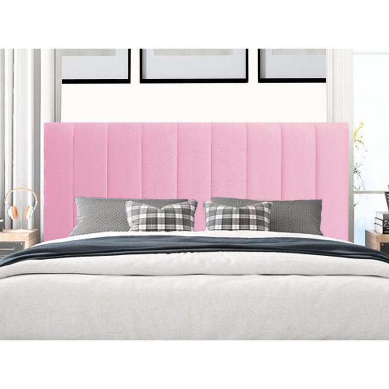Ghazl Upholstered Headboard, Super King (6'), Black
