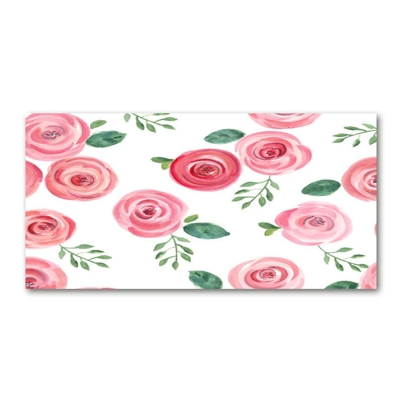 Roses 1 Piece Wrapped Canvas Wall Art