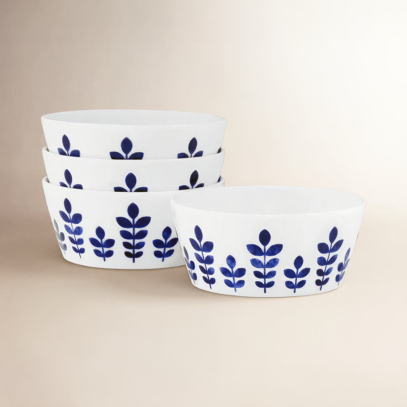 Ensemble de 4 bols à fruits de 5 1/2 po Noritake Sandefjord, 15 oz