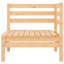 Canapé de patio carré en bois de pin de 25 po de largeur-297464068