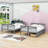 Full Over Full Standard Bunk Bed with Drawers and Ladder by Harper&Bright Designs-66127766