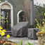Khalil Water-Resistant Deep Seated Patio Loveseat Cover-739216438