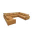 Canapé modulaire en cuir rembourré-542187868