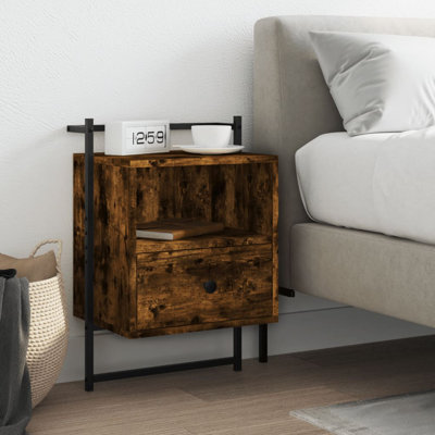 40cm W Manufactured Wood Bedside Table