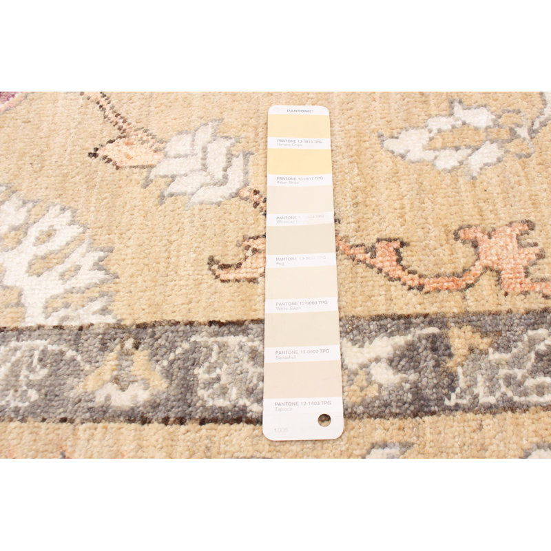 Tapis kaki Peshawar Oushak 9 pi 1 po x 12 pi 3 po