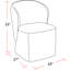 Chaise rembourrée avec accoudoirs-1045207130