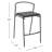 Wyeth Upholstered Counter Stool with Metal Frame-1740365138