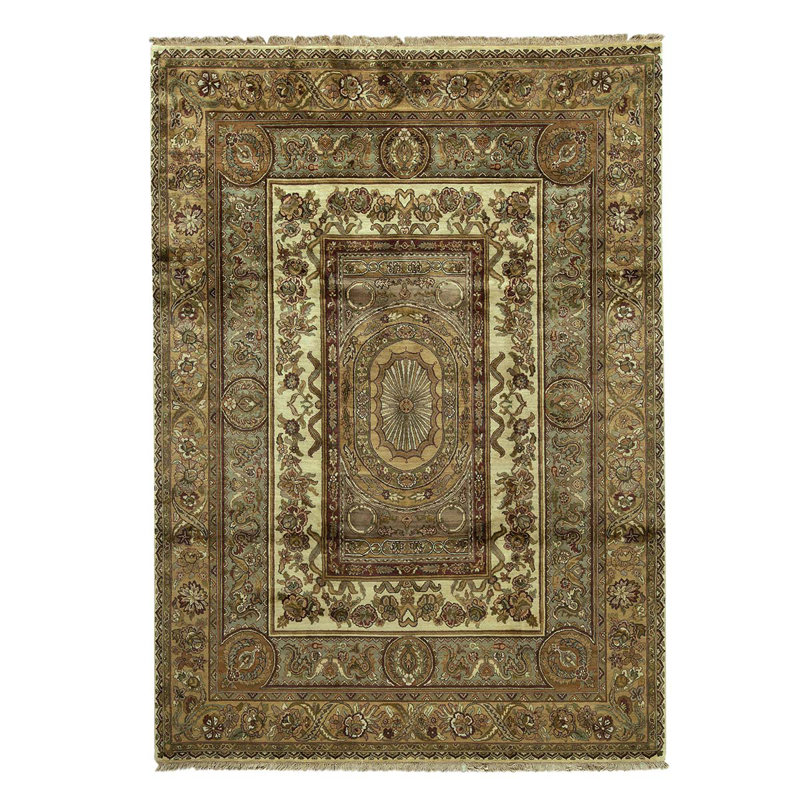 One-of-a-Kind Rectangle 8'8" X 11'11" Hand Knotted Area Rug