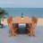 Upper Stanton Rectangular Eucalyptus Extendable Outdoor Dining Table , in. W 35.4'' in. D
