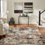 Lightner Abstract Area Rug in Ivory/Gray-98108212