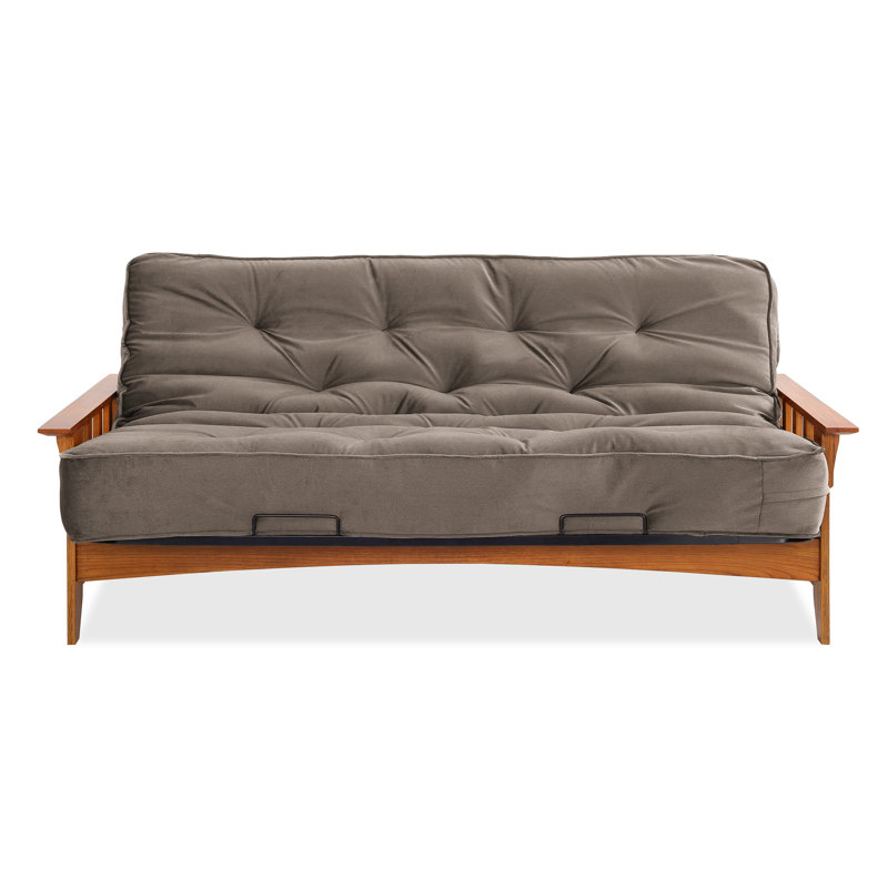Futon et matelas Mccane, Brun cendré