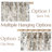 Linen Blend Pinch Floral Curtains with Hooks Curtain Pair-378736545-378736557