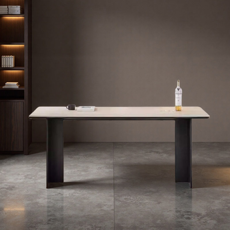 Bureau d'écriture Simple Design Rock Slab, H 29,52 po x l 78,74 po x P 31,49 po