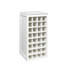 Armoire à vin modulaire 32 bouteilles, buffet, finition, lignes simples, l 17,76 po x P 15,69 po, H 35,38 po, armoire à particules et à panneaux 32, droit foncé X
